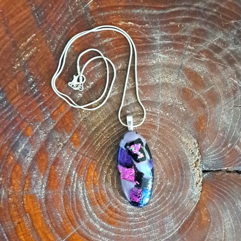 Glass Pendant Necklace